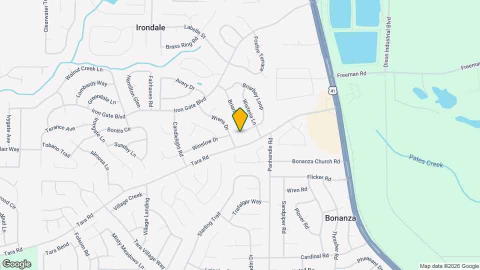 10399 Briarbay Dr Map and Location Details