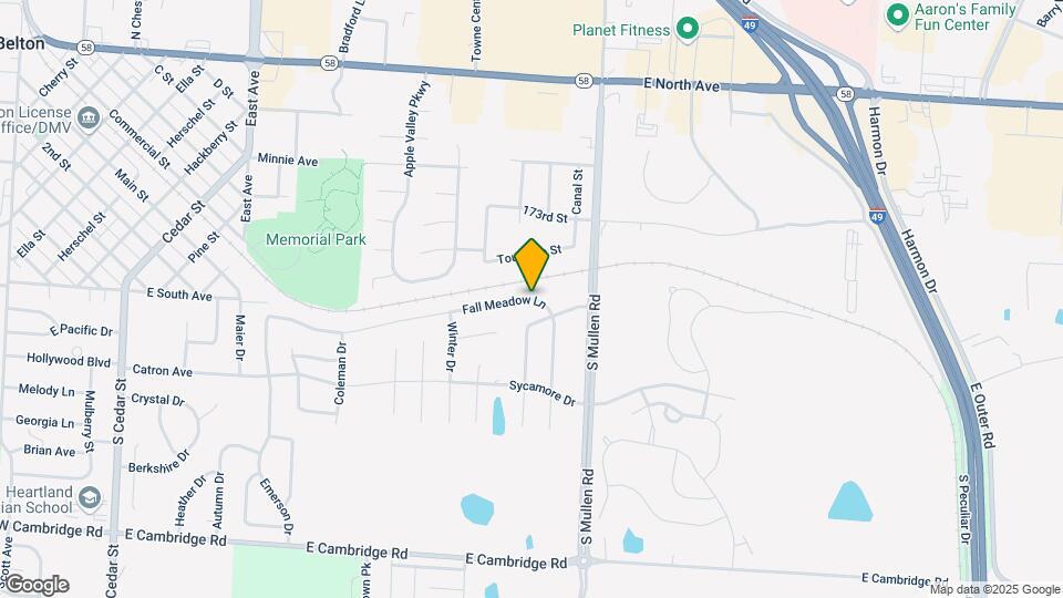 610 Fall Meadow Ln Map and Location Details