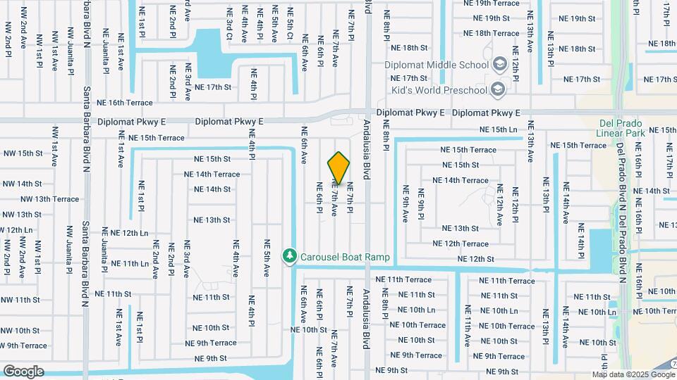 1331 NE 7th Ave Map and Location Details