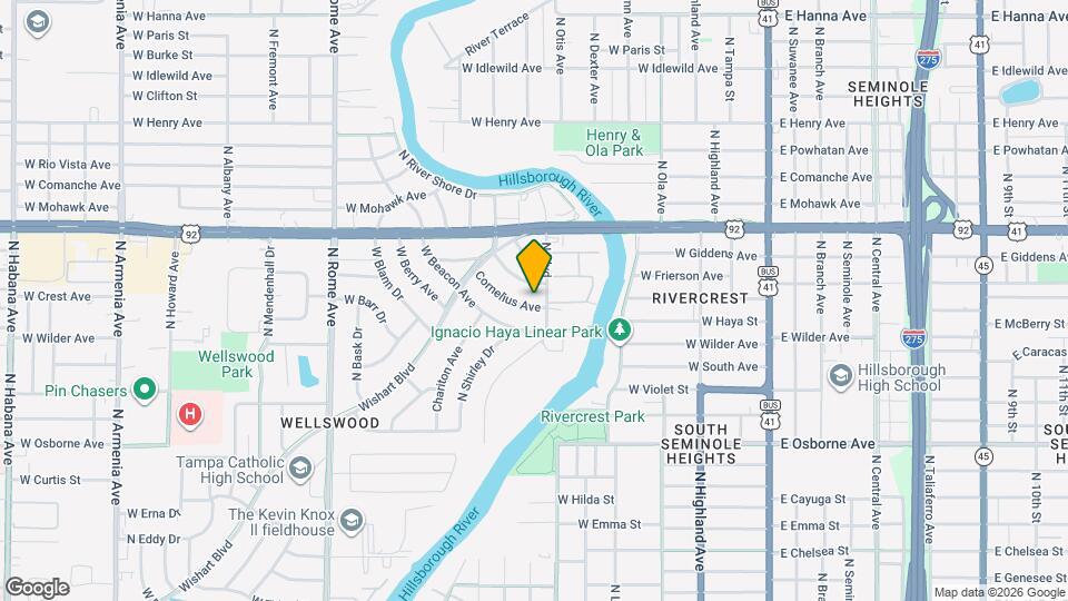 905 Cornelius Ave Map and Location Details