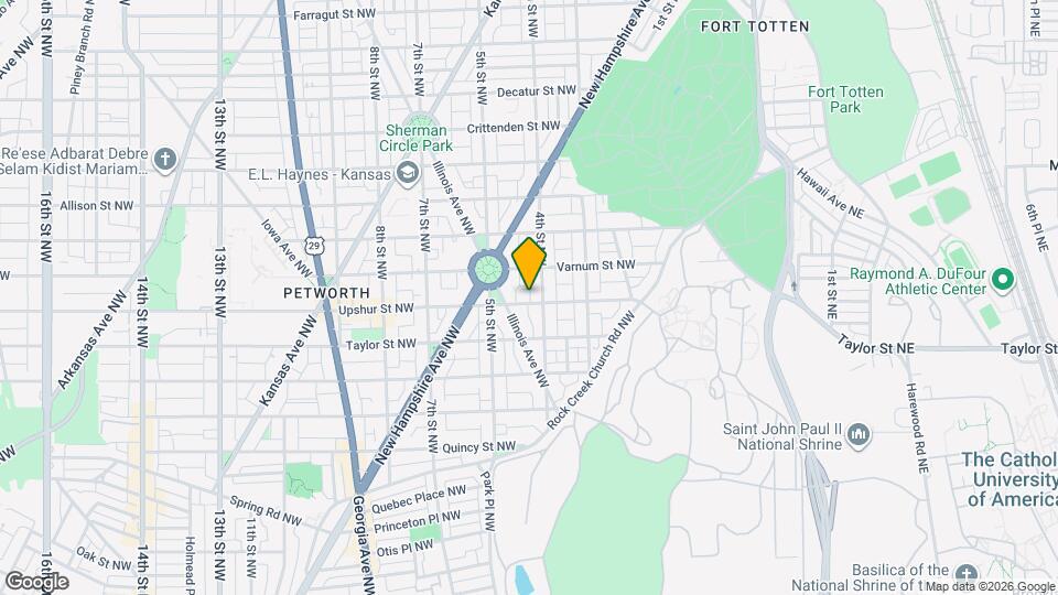 409 Upshur St NW Mapa y Detalles de la Ubicación