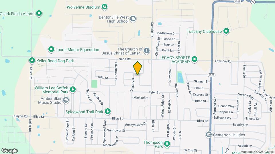 913 Vly Oaks Ln Map and Location Details