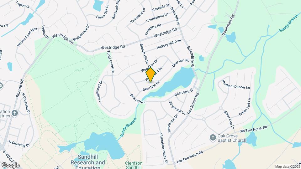 308 Deer Run Rd Map and Location Details