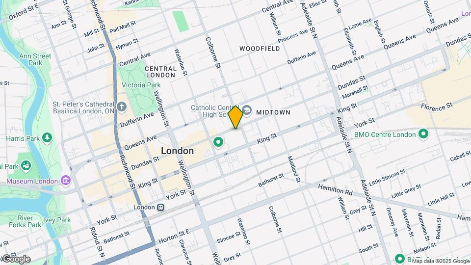 389 Dundas St Map and Location Details