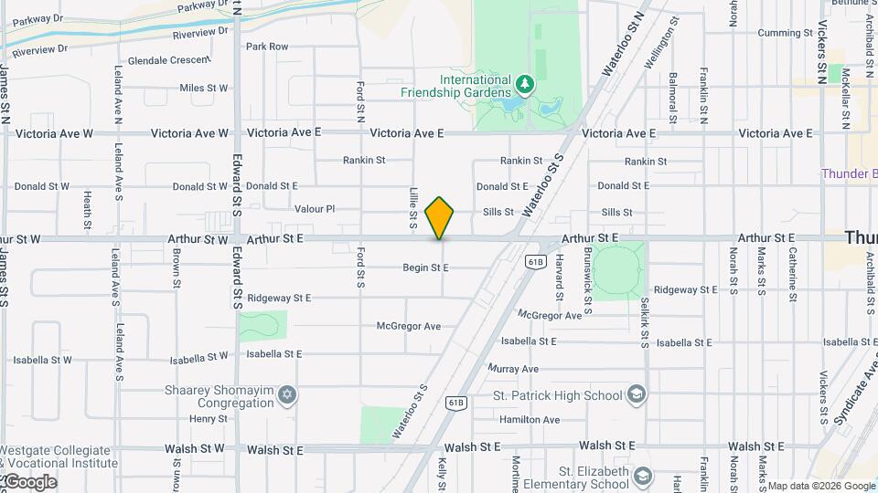 2126 Arthur St E Map and Location Details