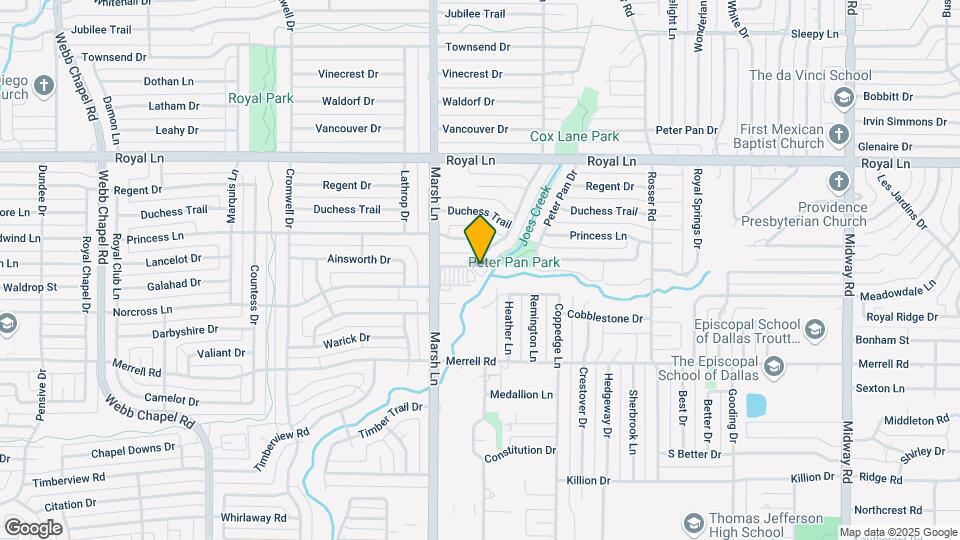 10544 Cox Ln Map and Location Details