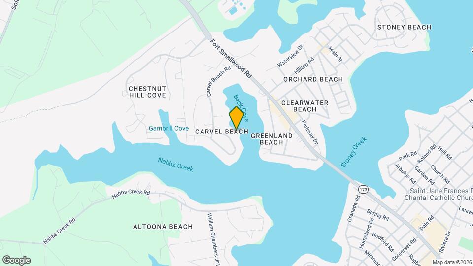 460 Carvel Beach Rd Mapa y Detalles de la Ubicación