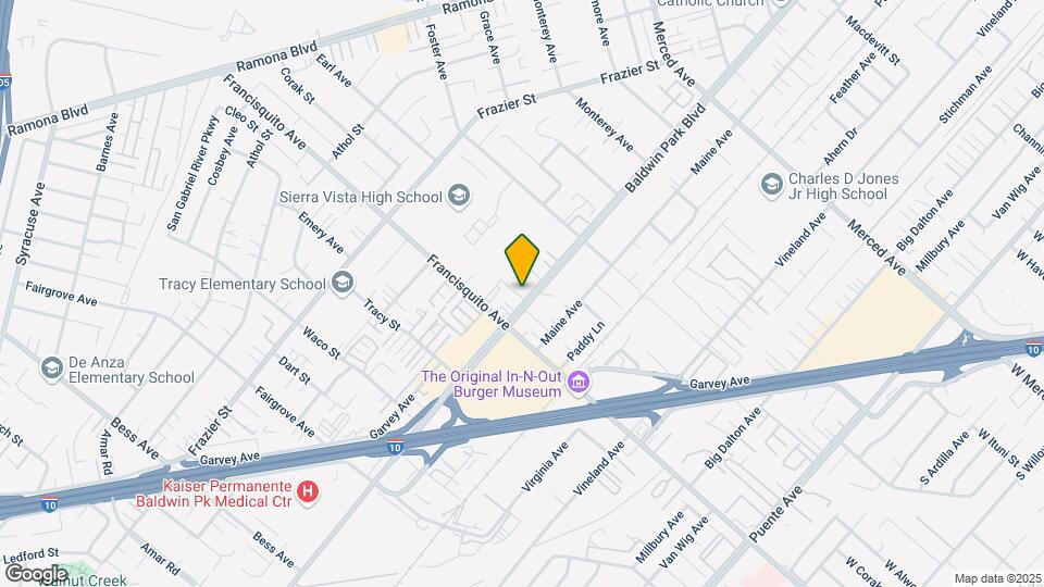 3237-3239 Baldwin Park Blvd Map and Location Details