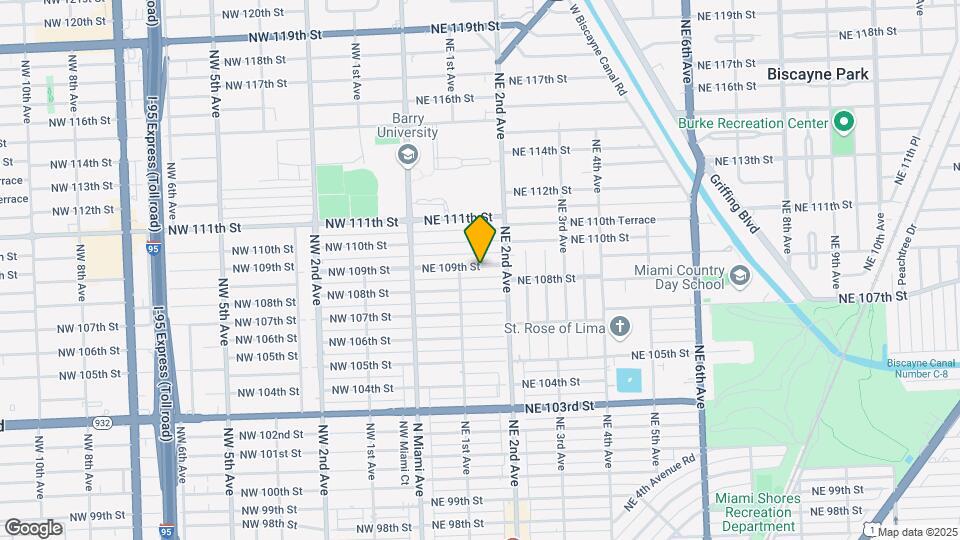 138 NE 109th St Mapa y Detalles de la Ubicación