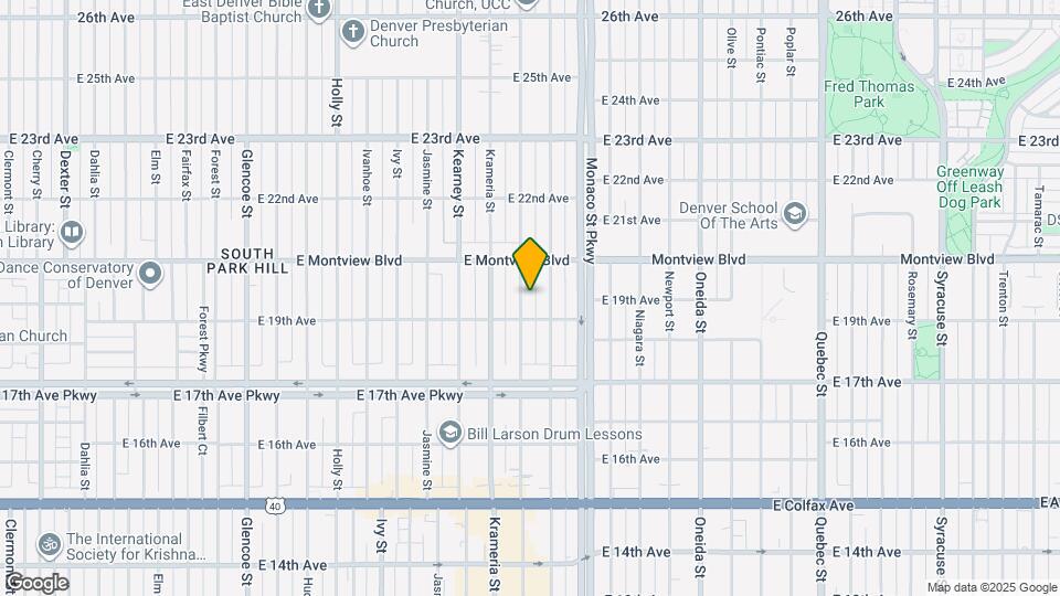 1938 Leyden St Map and Location Details