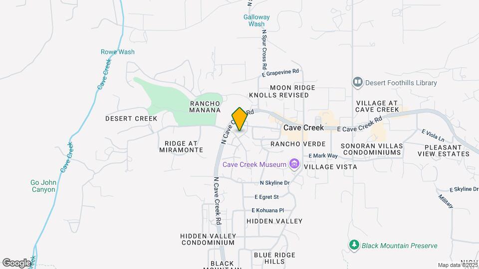 6020 E Rancho Manana Blvd Map and Location Details