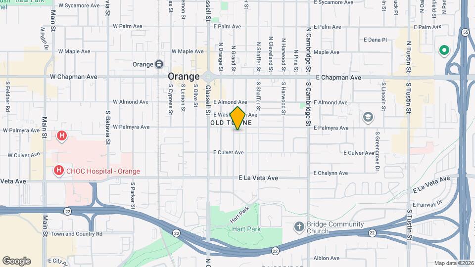 316 E Palmyra Ave Map and Location Details