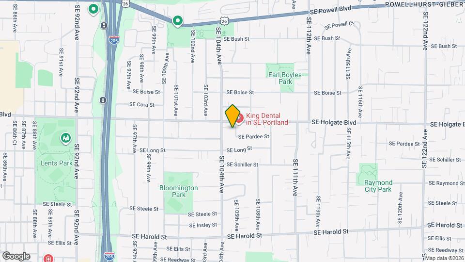 4539 SE 105th Ave Mapa y Detalles de la Ubicación