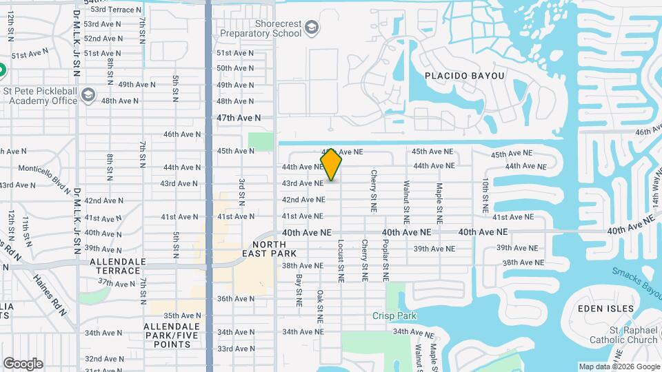 262 43rd Ave NE Map and Location Details