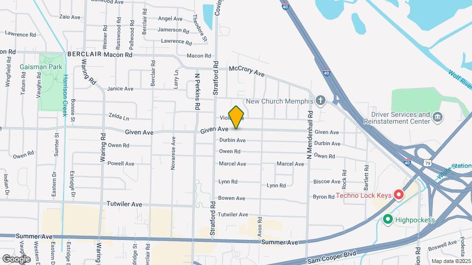 4699 Given Ave Map and Location Details