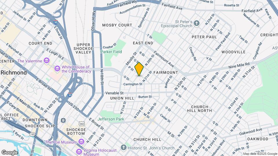 925 N 20th St Mapa y Detalles de la Ubicación