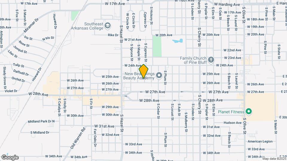 1903 W 26th Ave Mapa y Detalles de la Ubicación