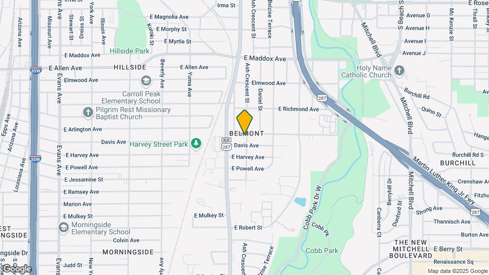 1632 E Arlington Ave Map and Location Details