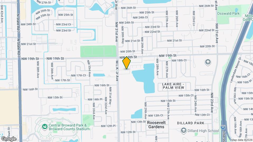 3020 NW 17th Ct Map and Location Details