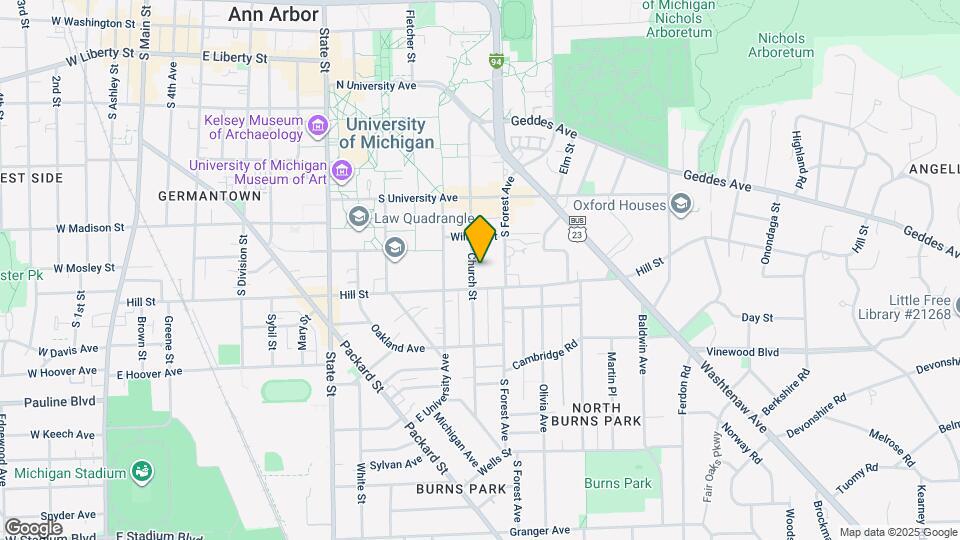 723 Church St Map and Location Details