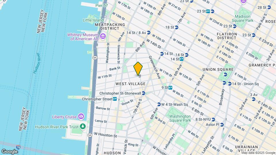 60 Perry St Mapa y Detalles de la Ubicación