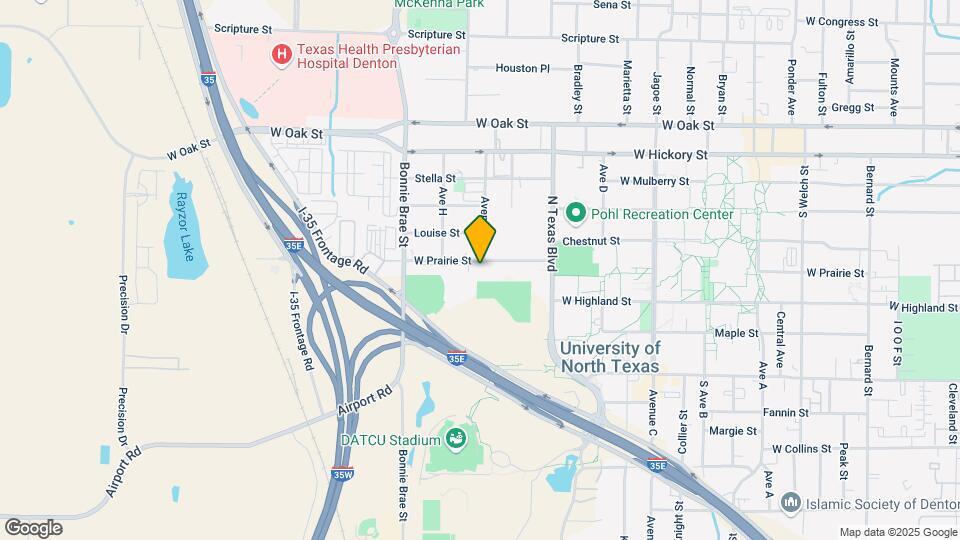 2401 W Prairie St Map and Location Details