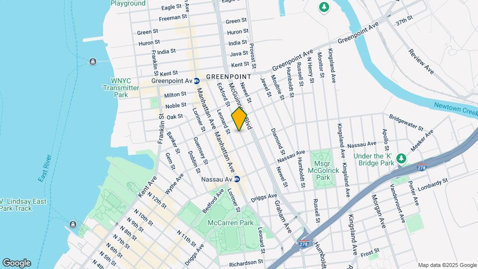 219 Eckford St Mapa y Detalles de la Ubicación