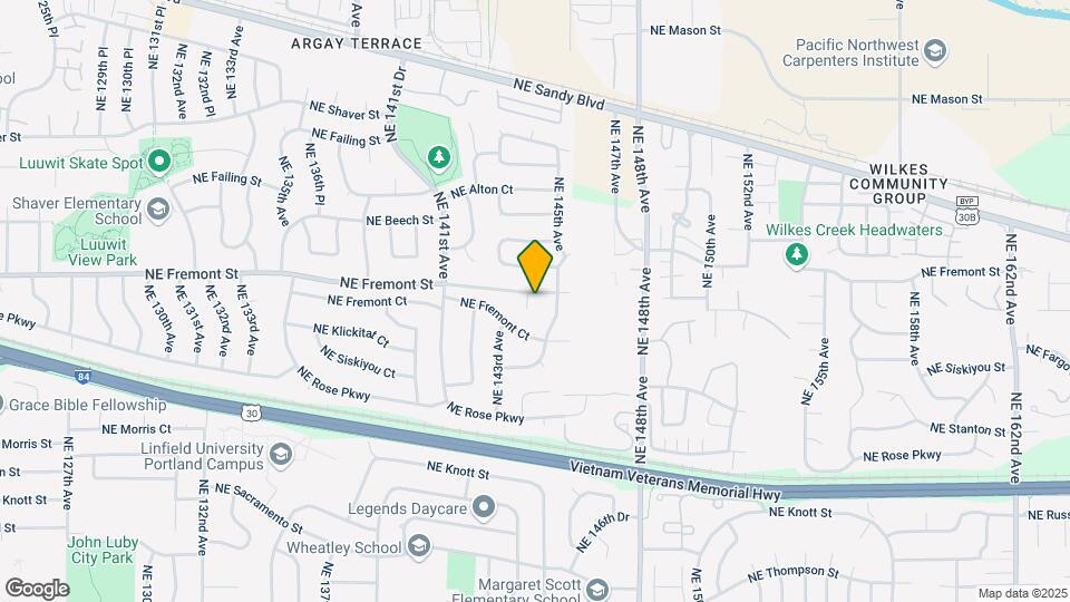 3344 NE 144th Ave Map and Location Details