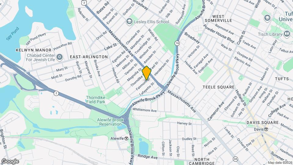 16 Fairmont St Map and Location Details