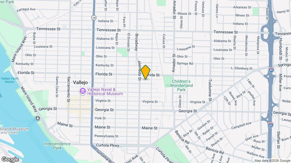 1026 Carolina St Map and Location Details