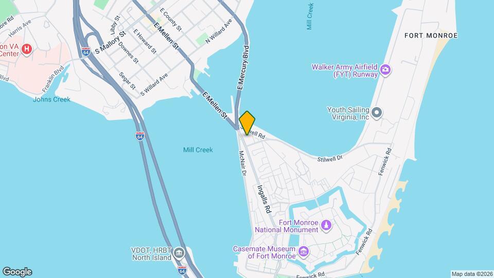 Fort Monroe Lofts Map and Location Details