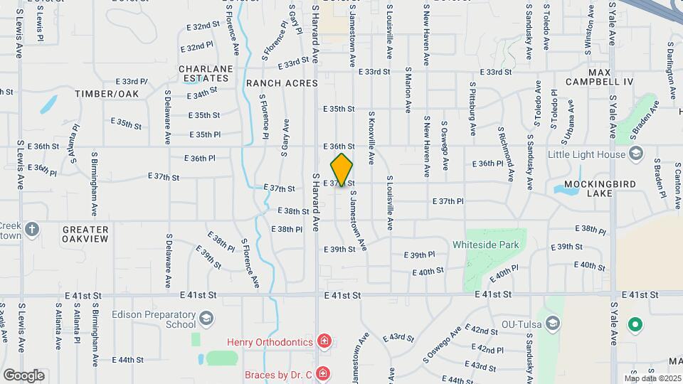 3711 S Indianapolis Ave Map and Location Details