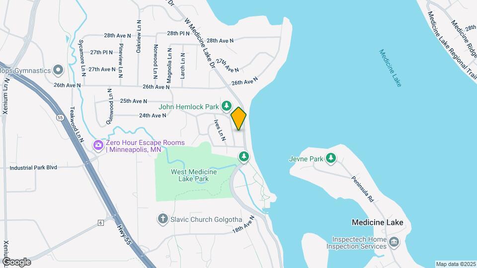 2331 W Medicine Lake Dr Map and Location Details