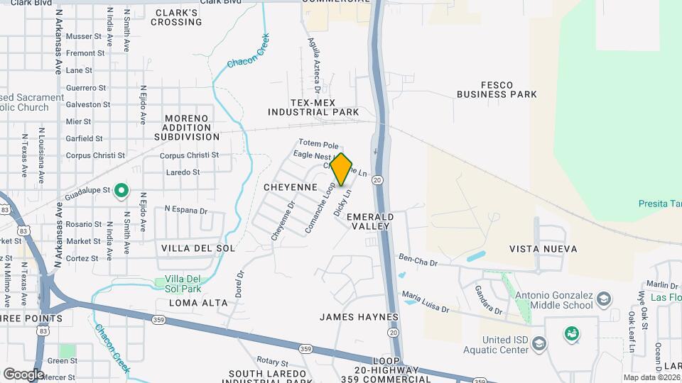 1016 Dicky Ln Map and Location Details