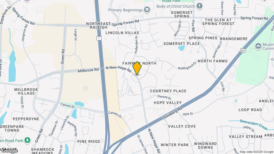 4908 N New Hope Rd Mapa y Detalles de la Ubicación