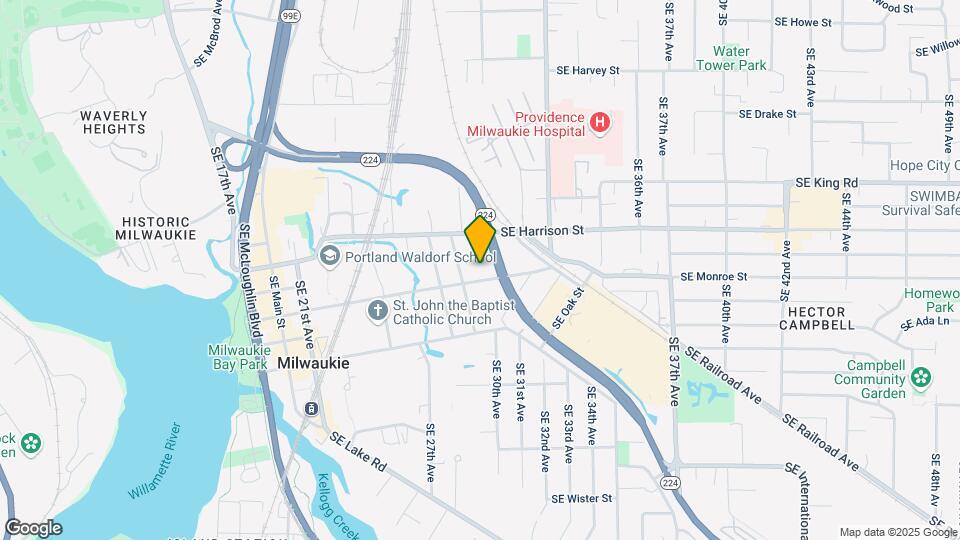 2959 SE Monroe St Map and Location Details