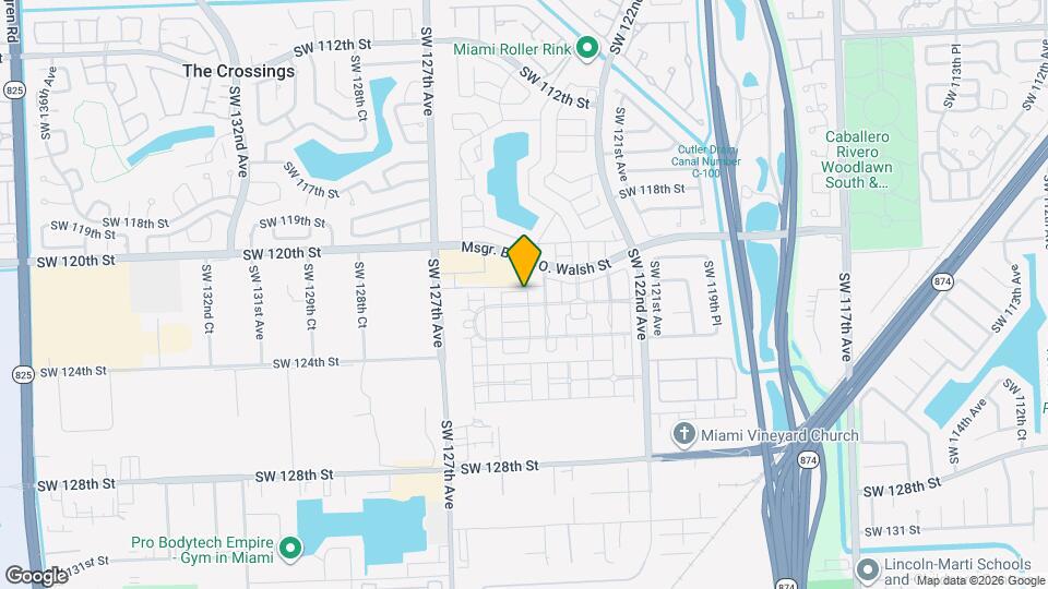 12164 SW 124th Ct Map and Location Details