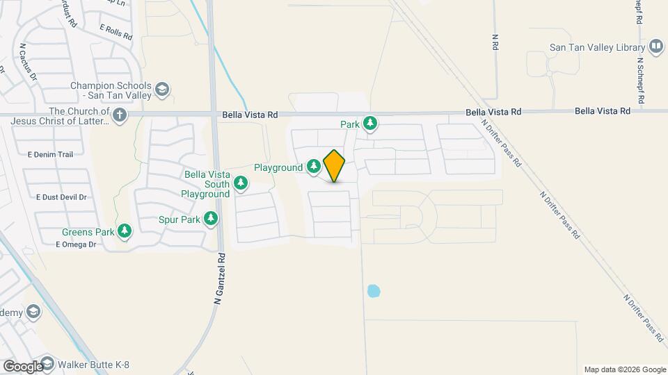 2726 E Desert Rose Trail Map and Location Details