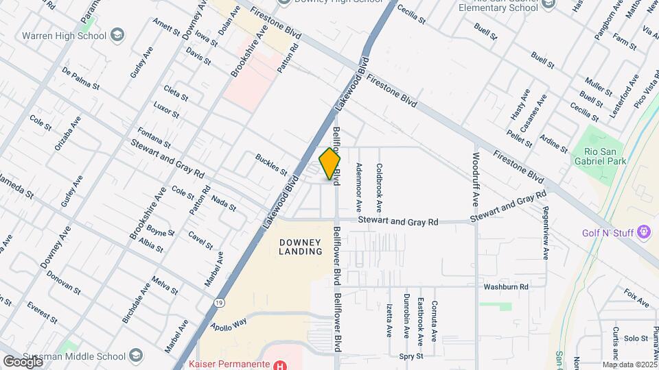11701 Bellflower Blvd Map and Location Details