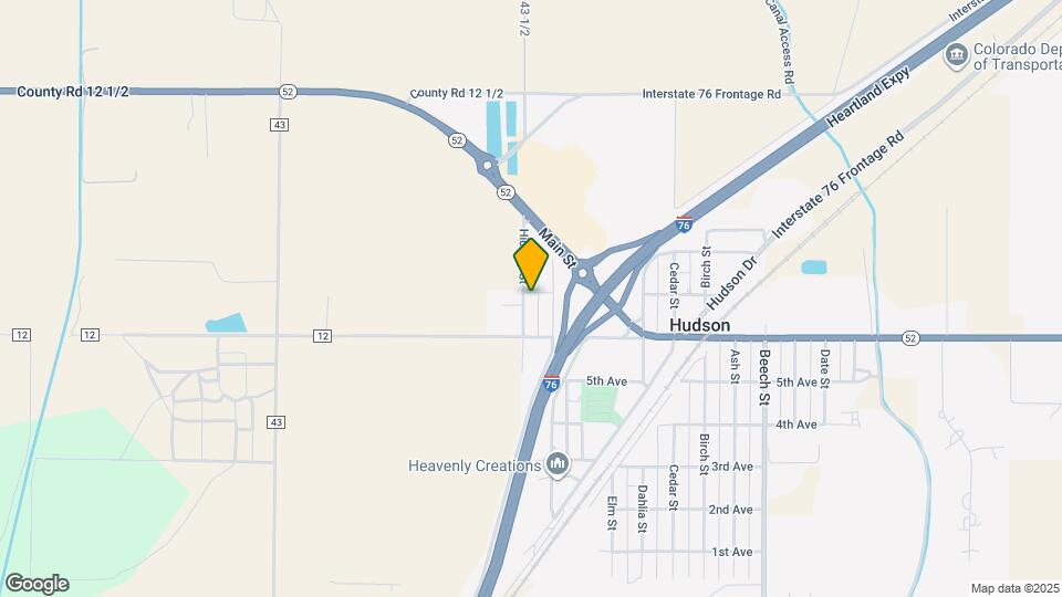 660 Hickory St Mapa y Detalles de la Ubicación