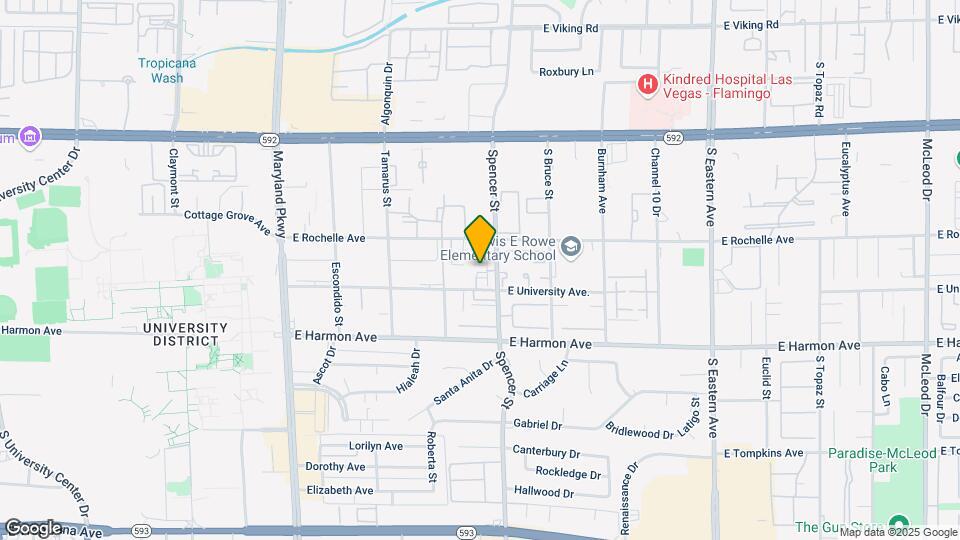 4363 Spencer St Map and Location Details