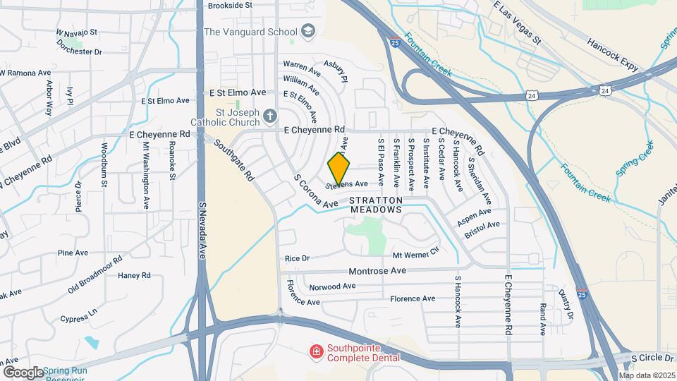 601 Stevens Ave Map and Location Details