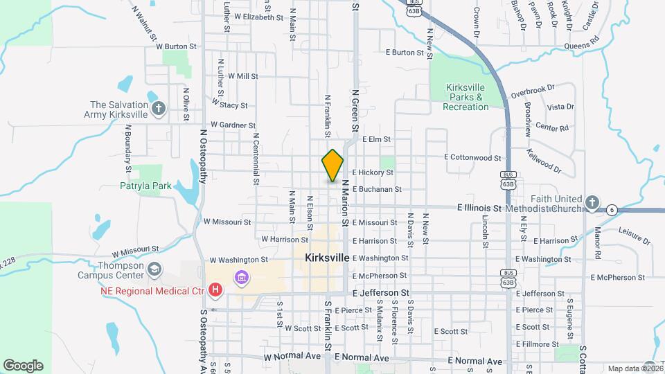 502 N Franklin St, Unit 3 Map and Location Details