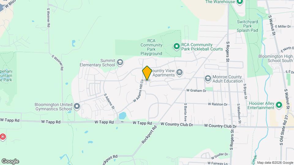 2453 S Woolery Mill Dr Map and Location Details