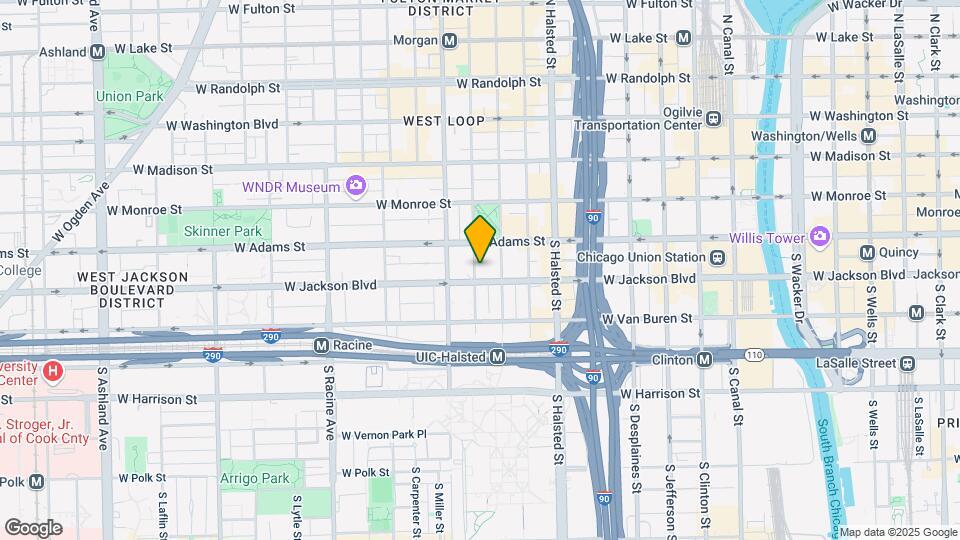 225 S Sangamon, Unit 612A Mapa y Detalles de la Ubicación
