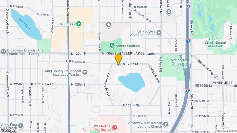 1719 N 128th St Map and Location Details