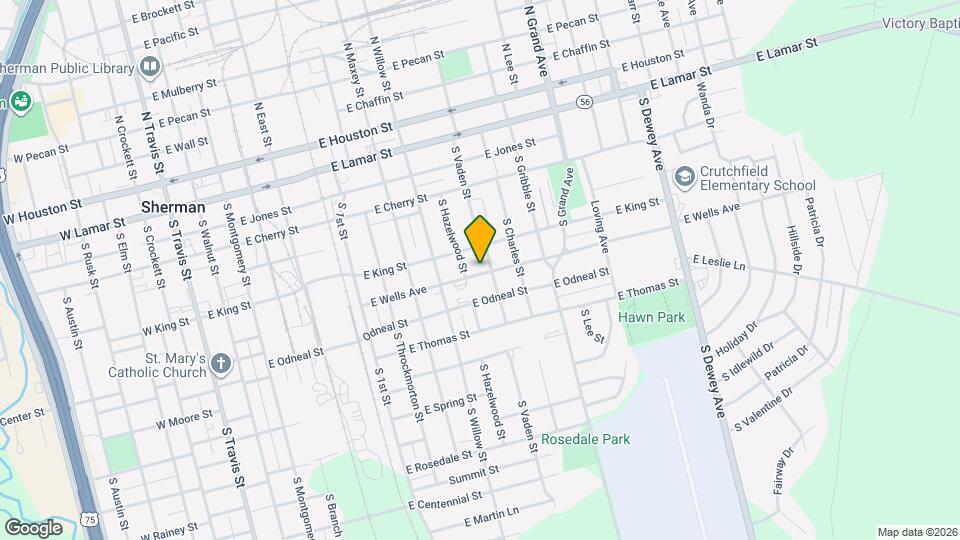 1017 E Wells Ave Map and Location Details