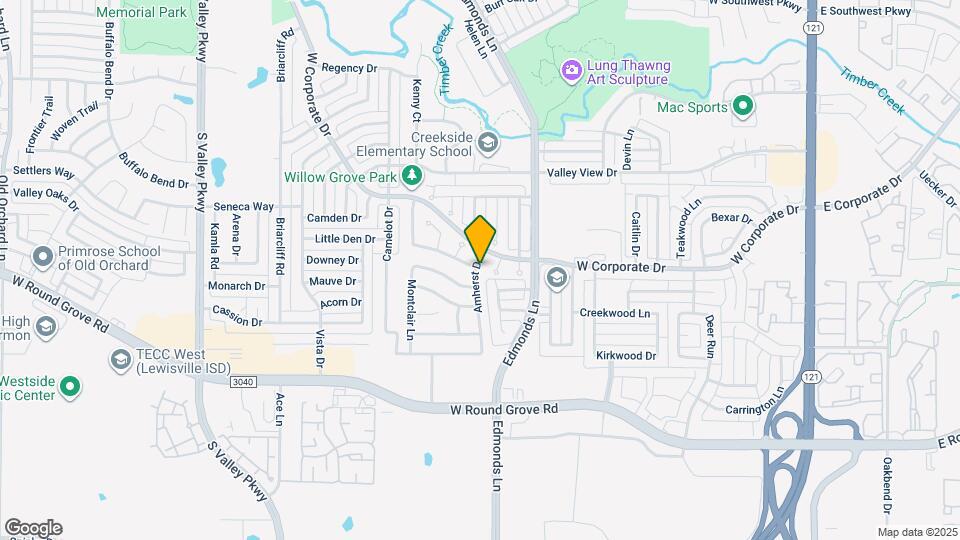 2081 Amherst Dr Map and Location Details