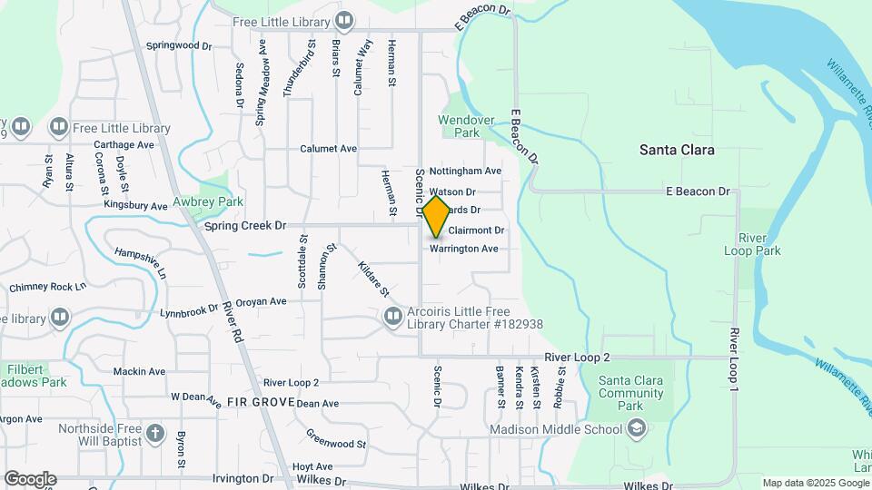 505 Clairmont Dr Mapa y Detalles de la Ubicación