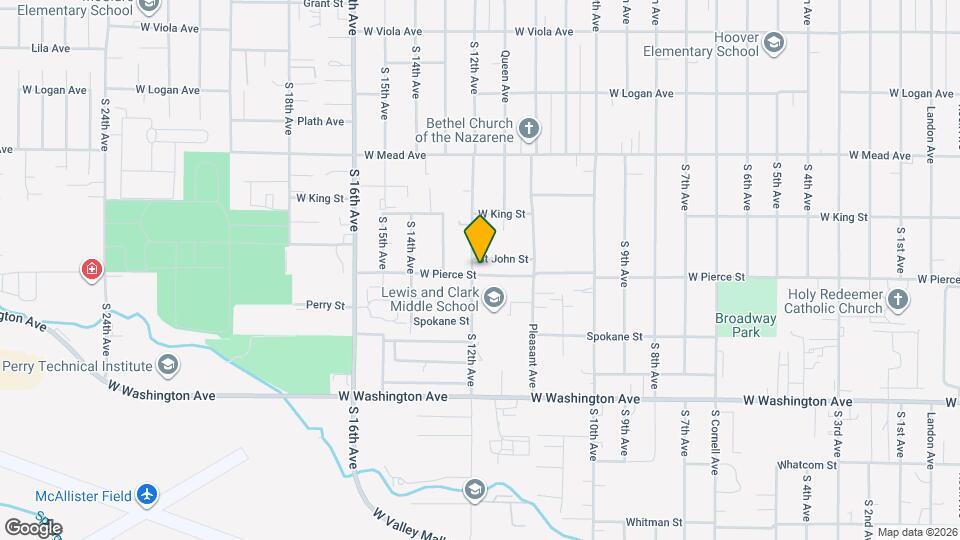 1111 W Pierce St, Unit B Map and Location Details